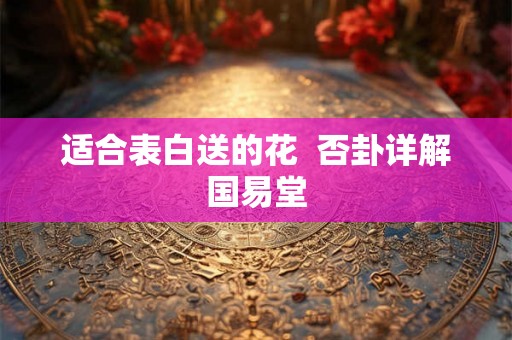 适合表白送的花 否卦详解国易堂 适合表白送的花 否卦详解国易堂