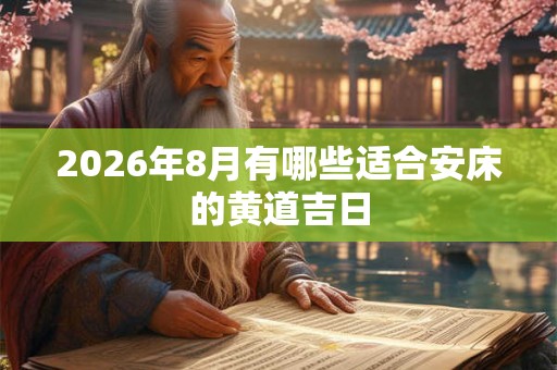 2026年8月有哪些适合安床的黄道吉日 2026年8月有哪些适合安床的黄道吉日