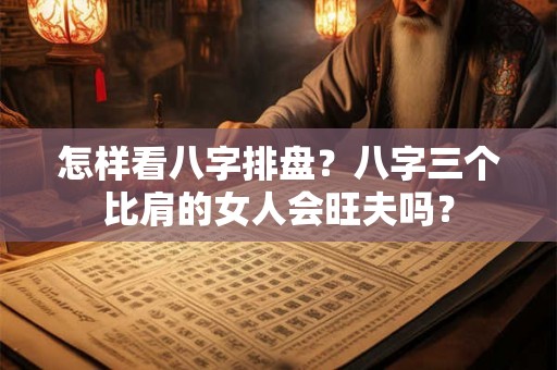 怎样看八字排盘?八字三个比肩的女人会旺夫吗? 怎样看八字排盘?八字三个比肩的女人会旺夫吗?