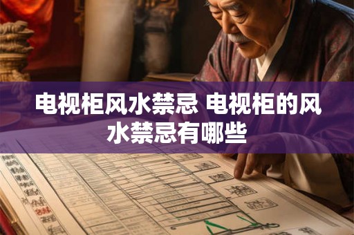 电视柜风水禁忌 电视柜的风水禁忌有哪些