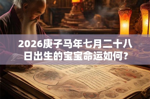 2026庚子马年七月二十八日出生的宝宝命运如何? 2026庚子马年七月二十八日出生的宝宝命运如何?