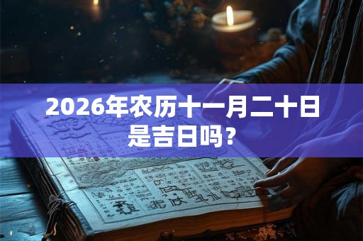 2026年农历十一月二十日是吉日吗? 2026年农历十一月二十日是吉日吗?