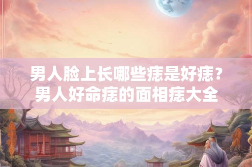 男人脸上长哪些痣是好痣？男人好命痣的面相痣大全