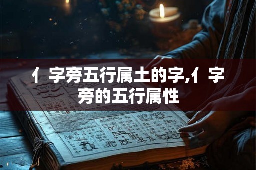 亻字旁五行属土的字,亻字旁的五行属性