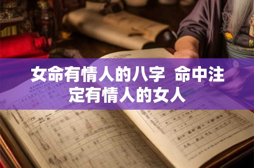 女命有情人的八字  命中注定有情人的女人