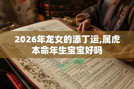 2026年龙女的添丁运,属虎本命年生宝宝好吗