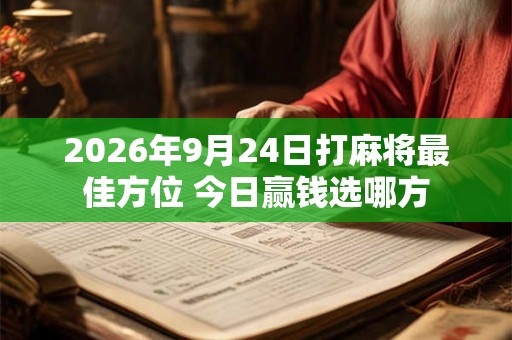 2026年9月24日打麻将最佳方位 今日赢钱选哪方 2026年9月24日打麻将最佳方位 今日赢钱选哪方