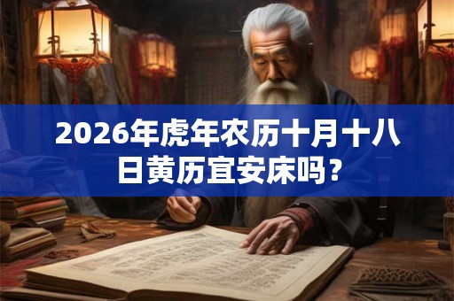 2026年虎年农历十月十八日黄历宜安床吗? 2026年虎年农历十月十八日黄历宜安床吗?