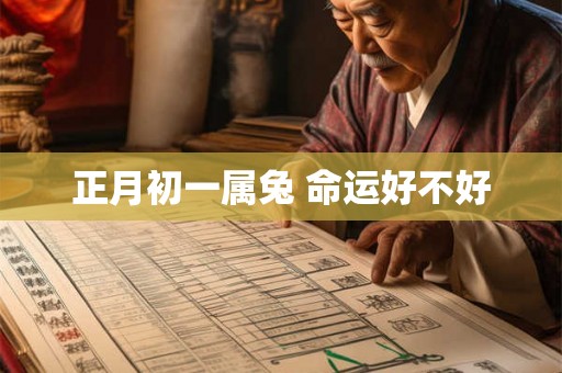 正月初一属兔 命运好不好