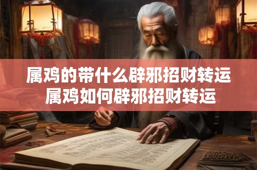 属鸡的带什么辟邪招财转运 属鸡如何辟邪招财转运