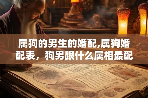 属狗的男生的婚配,属狗婚配表，狗男跟什么属相最配