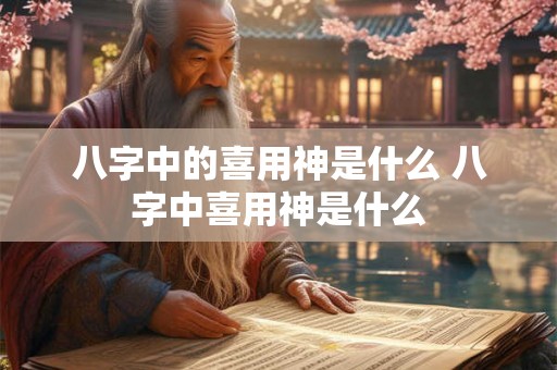 八字中的喜用神是什么 八字中喜用神是什么 八字中的喜用神是什么 八字中喜用神是什么