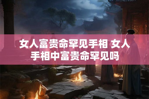 女人富贵命罕见手相 女人手相中富贵命罕见吗 女人富贵命罕见手相 女人手相中富贵命罕见吗