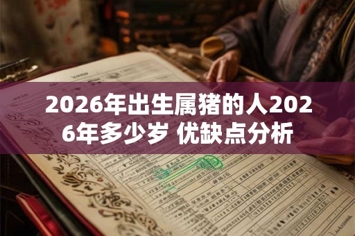 2026年出生属猪的人2026年多少岁 优缺点分析 2026年出生属猪的人2026年多少岁 优缺点分析