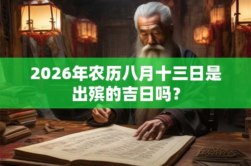 2026年农历八月十三日是出殡的吉日吗？