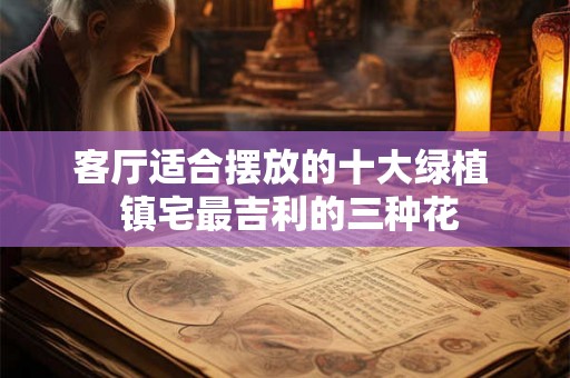 客厅适合摆放的十大绿植  镇宅最吉利的三种花