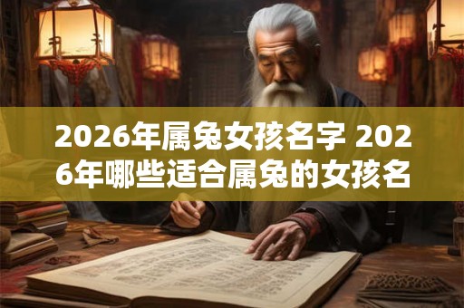 2026年属兔女孩名字 2026年哪些适合属兔的女孩名字