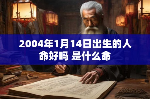 2004年1月14日出生的人命好吗 是什么命