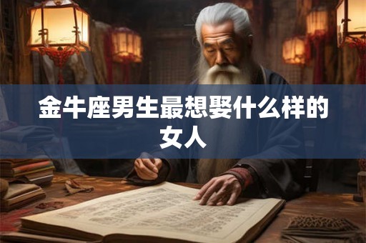 金牛座男生最想娶什么样的女人 金牛座男生最想娶什么样的女人