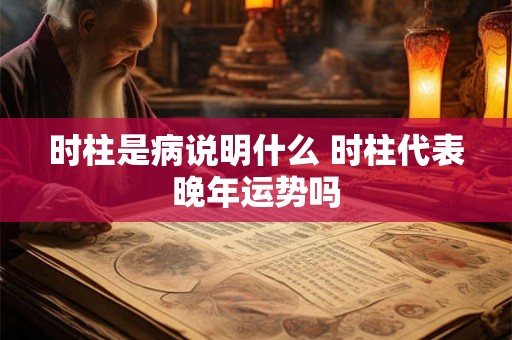 时柱是病说明什么 时柱代表晚年运势吗 时柱是病说明什么 时柱代表晚年运势吗