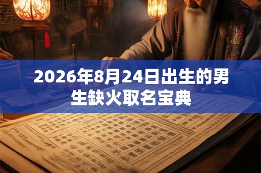 2026年8月24日出生的男生缺火取名宝典