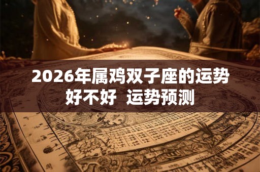 2026年属鸡双子座的运势好不好  运势预测
