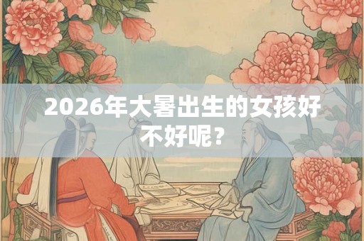2026年大暑出生的女孩好不好呢？