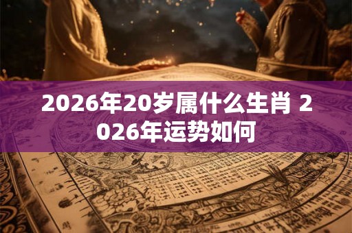 2026年20岁属什么生肖 2026年运势如何