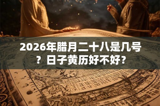 2026年腊月二十八是几号?日子黄历好不好? 2026年腊月二十八是几号?日子黄历好不好?