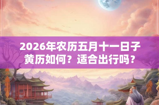2026年农历五月十一日子黄历如何？适合出行吗？