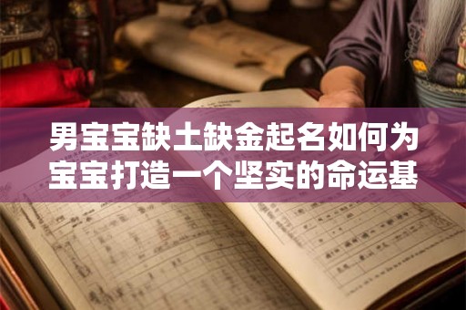 男宝宝缺土缺金起名如何为宝宝打造一个坚实的命运基石？