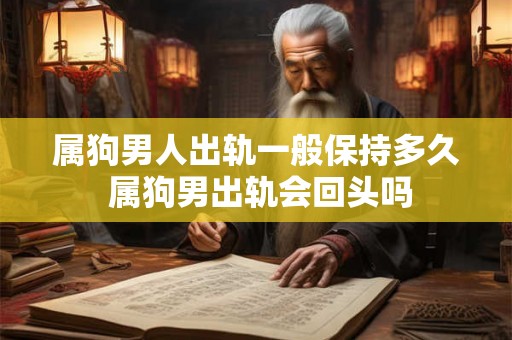 属狗男人出轨一般保持多久 属狗男出轨会回头吗 属狗男人出轨一般保持多久 属狗男出轨会回头吗
