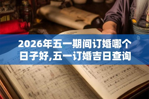 2026年五一期间订婚哪个日子好,五一订婚吉日查询