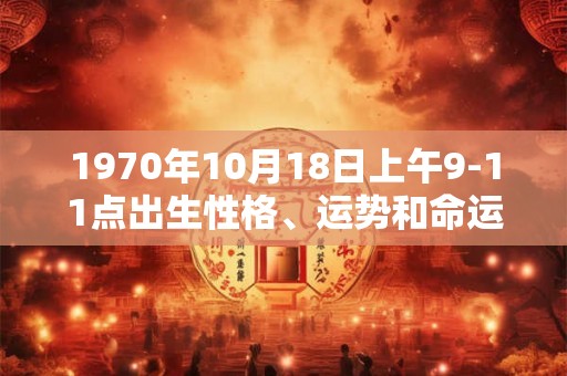1970年10月18日上午9-11点出生性格、运势和命运