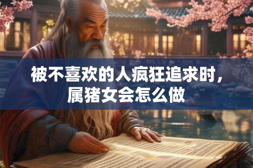 被不喜欢的人疯狂追求时，属猪女会怎么做