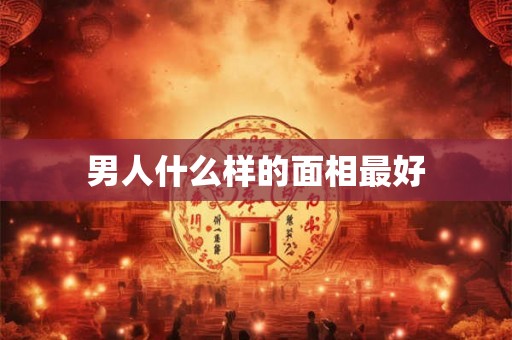 男人什么样的面相最好