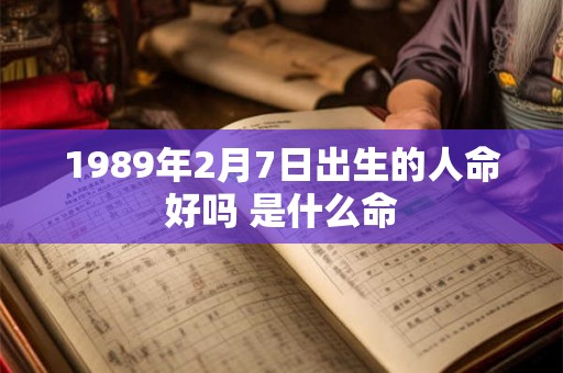 1989年2月7日出生的人命好吗 是什么命 1989年2月7日出生的人命好吗 是什么命