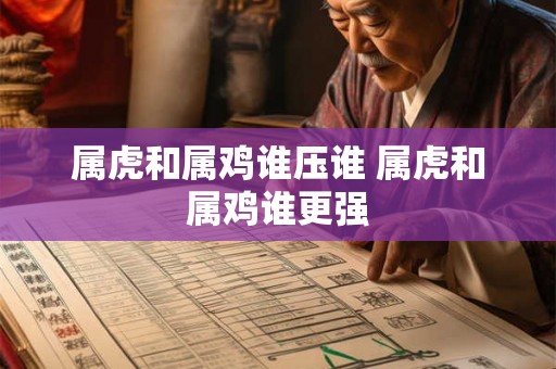 属虎和属鸡谁压谁 属虎和属鸡谁更强
