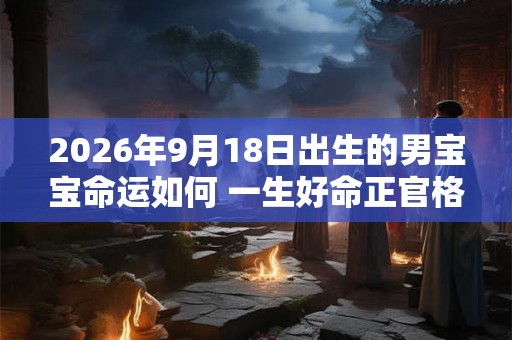 2026年9月18日出生的男宝宝命运如何 一生好命正官格