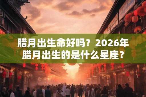 腊月出生命好吗？2026年腊月出生的是什么星座？