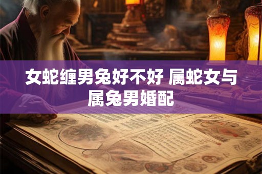 女蛇缠男兔好不好 属蛇女与属兔男婚配