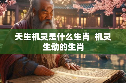 天生机灵是什么生肖  机灵生动的生肖