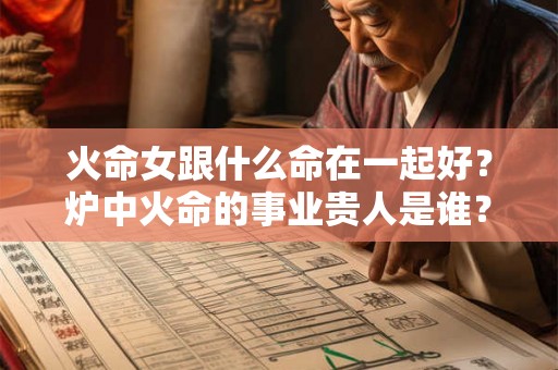 火命女跟什么命在一起好？炉中火命的事业贵人是谁？