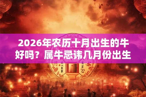 2026年农历十月出生的牛好吗？属牛忌讳几月份出生？