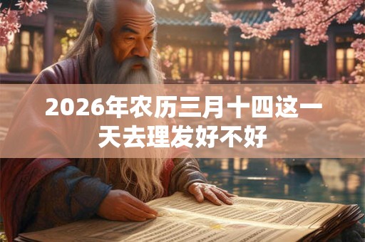 2026年农历三月十四这一天去理发好不好 2026年农历三月十四这一天去理发好不好