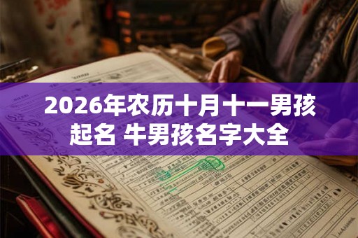 2026年农历十月十一男孩起名 牛男孩名字大全