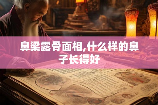 鼻梁露骨面相,什么样的鼻子长得好