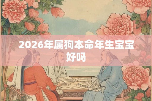 2026年属狗本命年生宝宝好吗