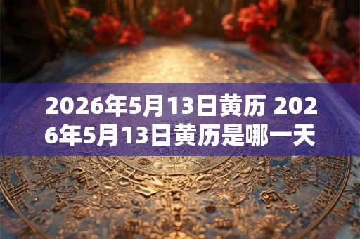 2026年5月13日黄历 2026年5月13日黄历是哪一天