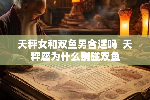 天秤女和双鱼男合适吗  天秤座为什么别碰双鱼